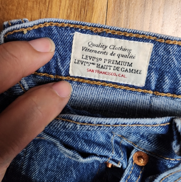 Levi's Ribcage Straight Jeans 25 - Picture 5 of 11